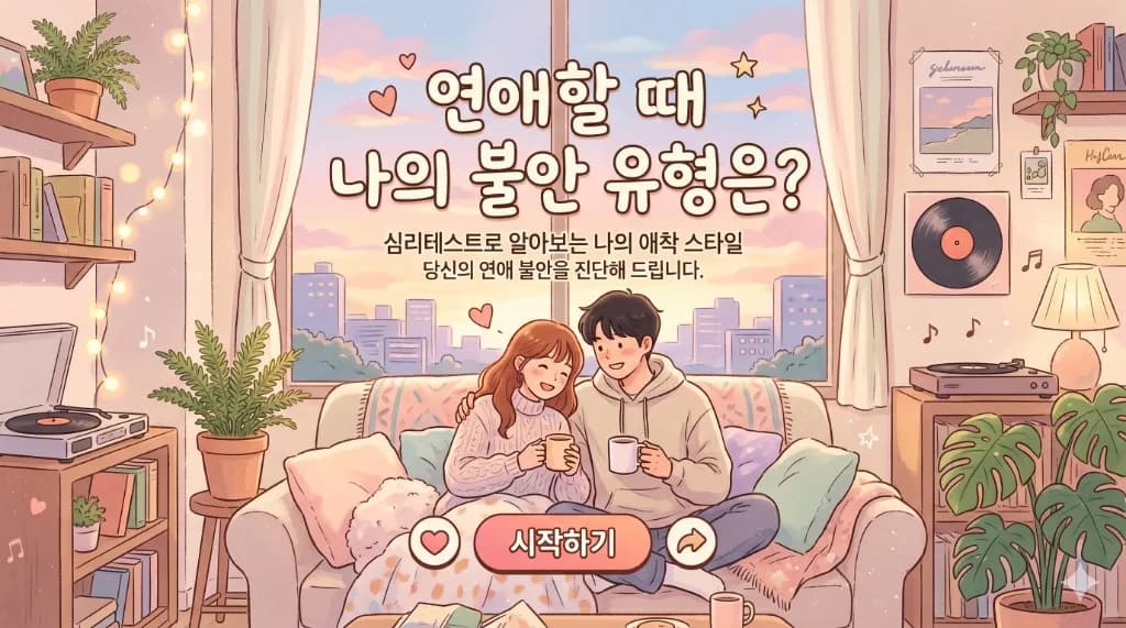 연애할 때 나의 불안 유형은?